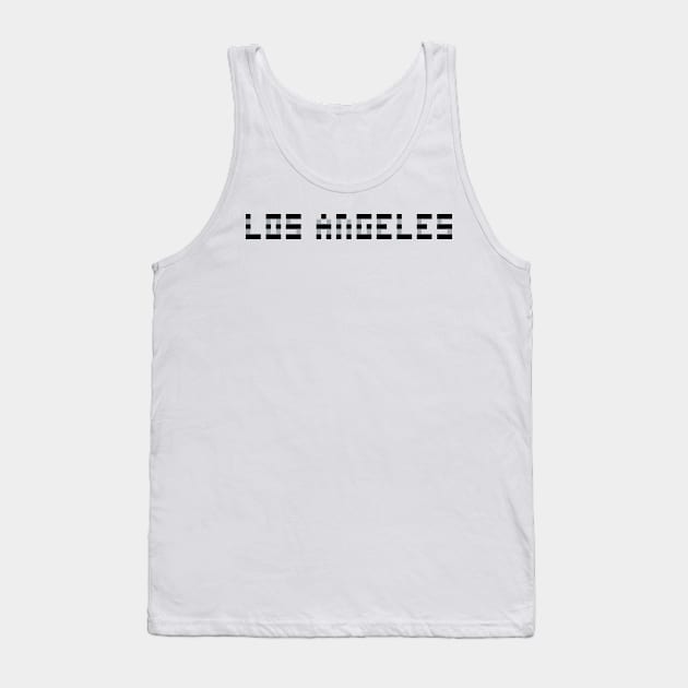 Pixel Hockey City Los Angeles 2017 Tank Top by gkillerb